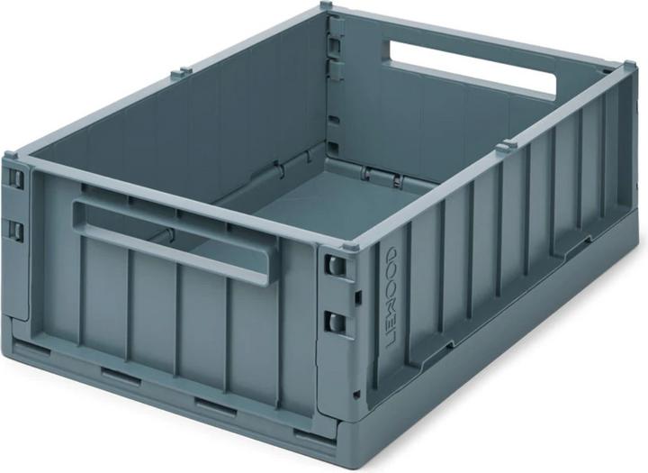 Liewood Faltbare Aufbewahrungsboxen Weston L Whale Blue (50 x 36 x 19.5 cm, 20 l)