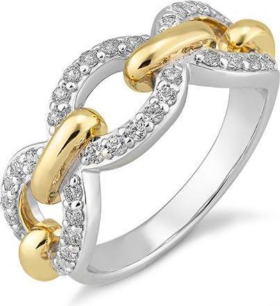 Breuning RING - BRILL. 0,54 Ct. H/si (53, 750/18 K Gold)