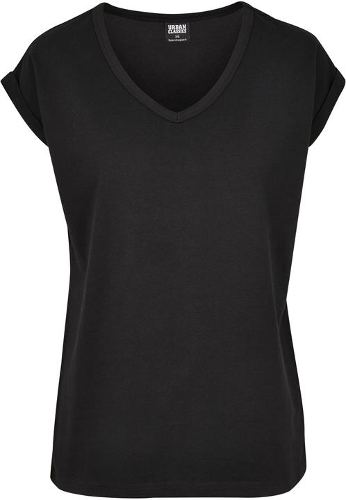Produktbild Urban Classics Ladies Round V-Neck Extended Shoulder Tee (M)