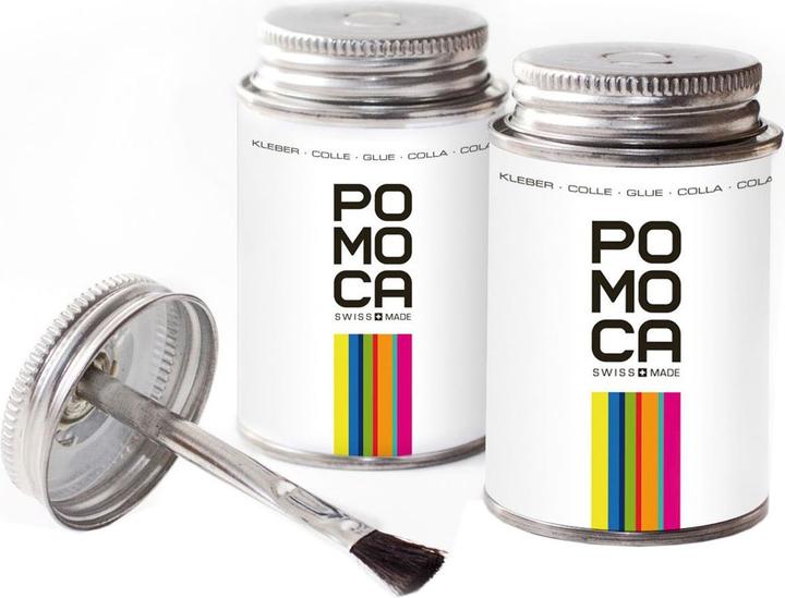 Pomoca Glue can with brush 150g