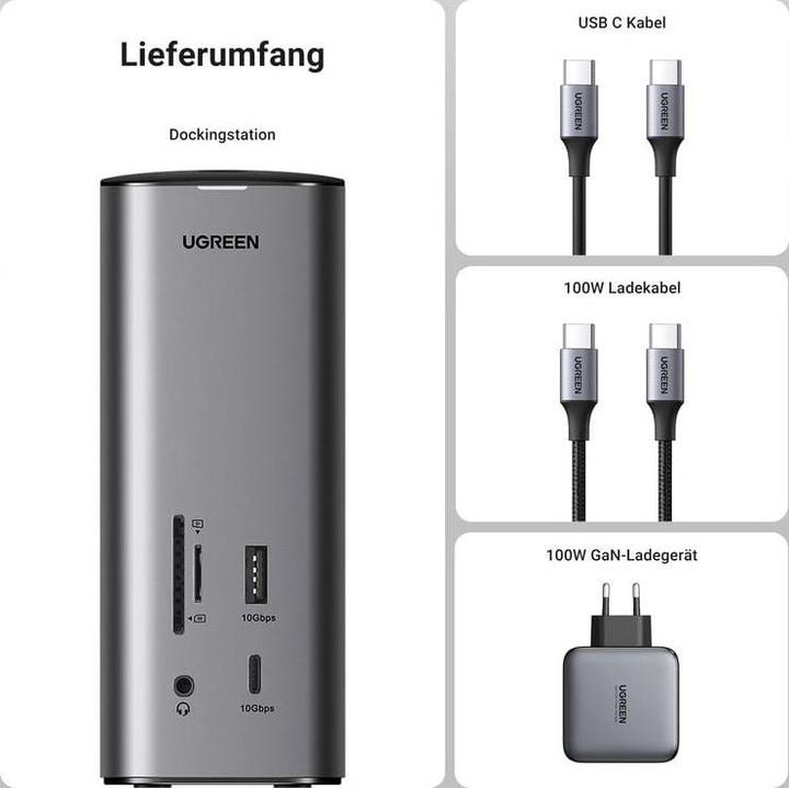 Produktbild Ugreen Multi (USB-C, 12 Ports)