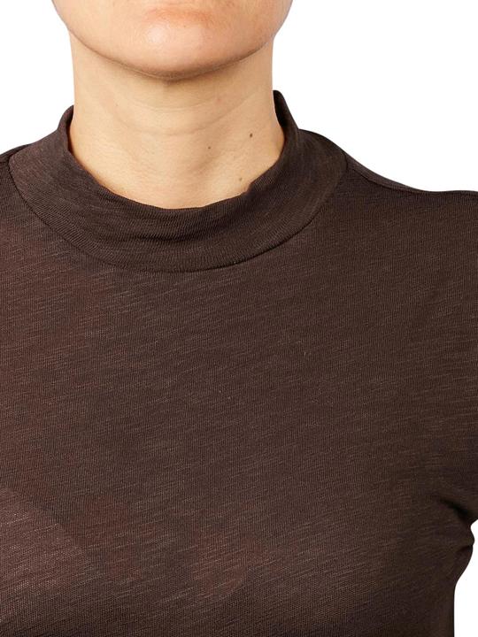 Immagine prodotto Marc O'Polo T-Shirt a manica lunga collo alto noce profondo (XL)