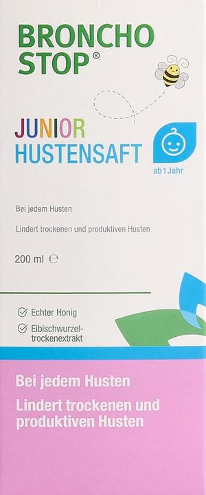 Immagine prodotto Hänseler BRONCHOSTOP Junior sciroppo per la tosse 200ml (1 Pezzo/i)