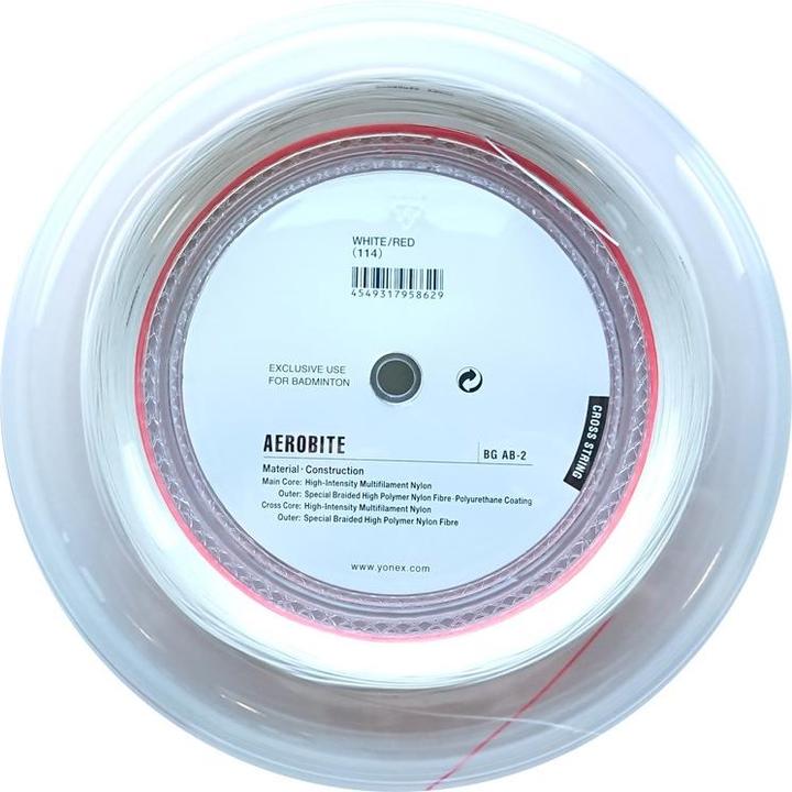 Produktbild Yonex Aerobite 200M red and white badminton string
