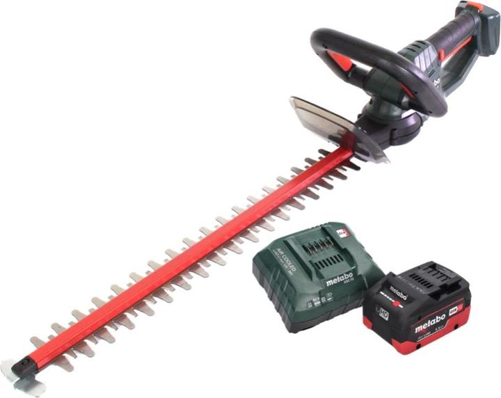 Produktbild Metabo HS 18 LTX 65 Akku Heckenschere 18 V 63 cm + 1x Akku 5,5 Ah + Ladegerät (Akkuheckenschere)