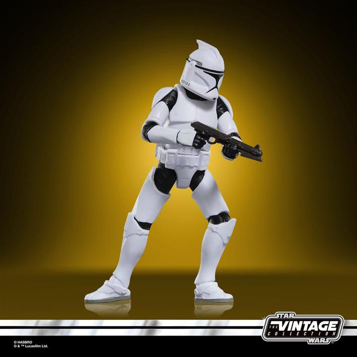 Produktbild Hasbro Star Wars Episode II Vintage Collection Actionfigur Phase I Clone Trooper 10 cm