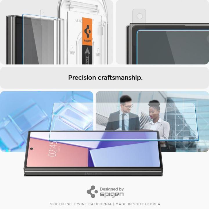 Produktbild Spigen EZ Fit Gehard Glas Clear Screenprotector Samsung Galaxy Z Fold 6 2-Pack (2 Stück, Samsung Galaxy S21)