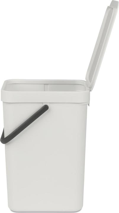 Image du produit Brabantia Poubelle de recyclage Sort & Go 12 l, gris clair (12 l)