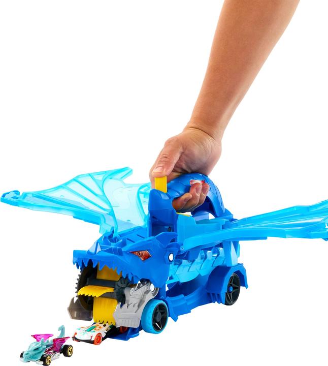 Produktbild Hot Wheels City Ultimativer 2-in-1 Drachen Transporter