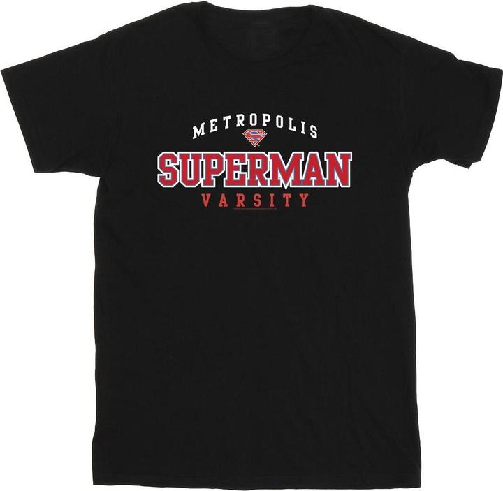 Superman Metropolis Varsity TShirt (L)