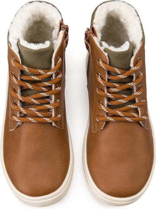 Actual product image La Redoute Collections Lined ankle boots with zipper (26)