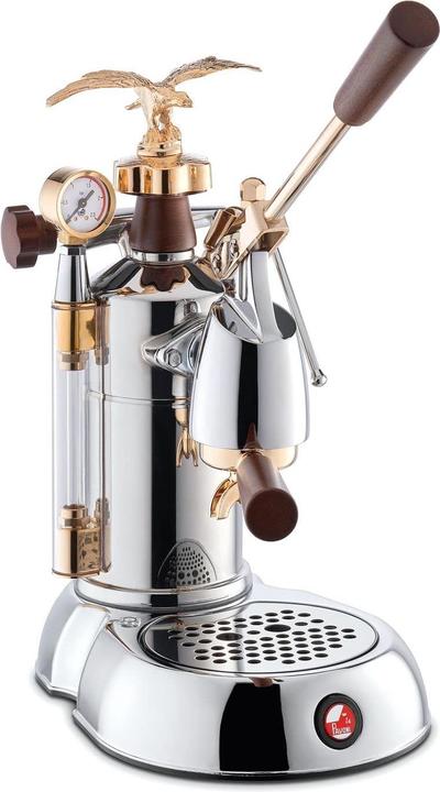 La Pavoni LPLEXP01EU, Espresso machine Expo 2015, Chrome/or (EU plug)