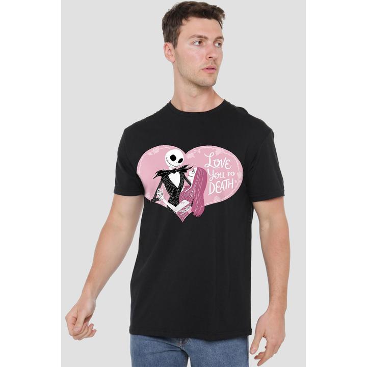 Produktbild The Nightmare Before Christmas Love You To Death TShirt Valentinstag (L)