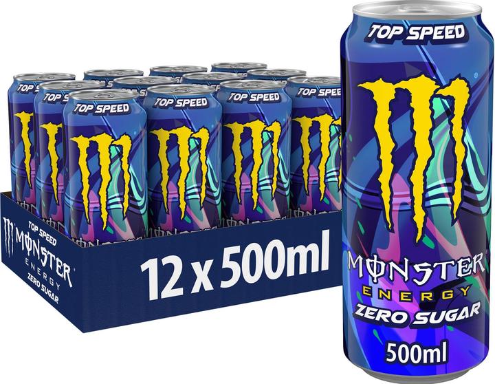 Monster Energy Top Speed Zero (12 x 50 cl)