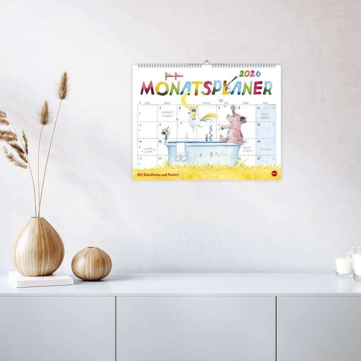 Produktbild Helme Heine: Monatsplaner 2026 (44 x 34 cm, Harter Einband, Deutsch)