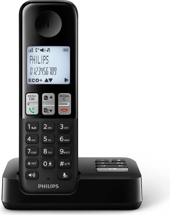 Produktbild Philips D2351B - Schnurlostelefon mit Anrufbeantworter