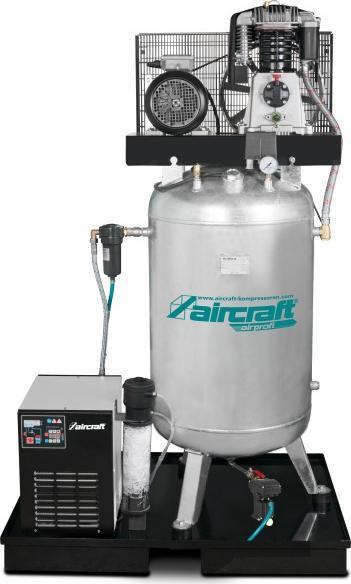 Produktbild Stürmer AIRPROFI 703/270/15 VKK - Stationärer Kolben-Kompressor (15 bar) mit Kältetrockner, Feinfilter, Kond (15 Bar, 270 l)