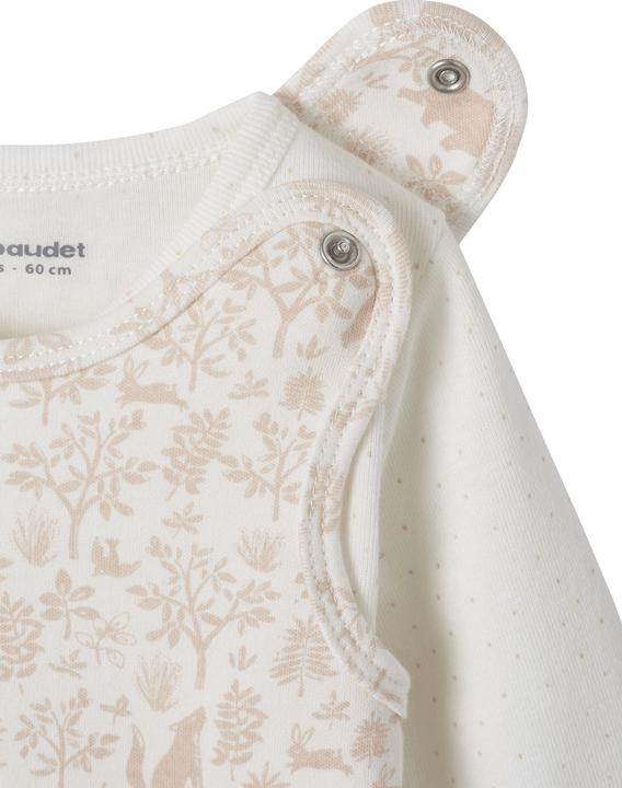 Produktbild Vertbaudet Baby-Set: Strampler, Body & Schmusetuch, Bio-Baumwolle Oeko-Tex (74)