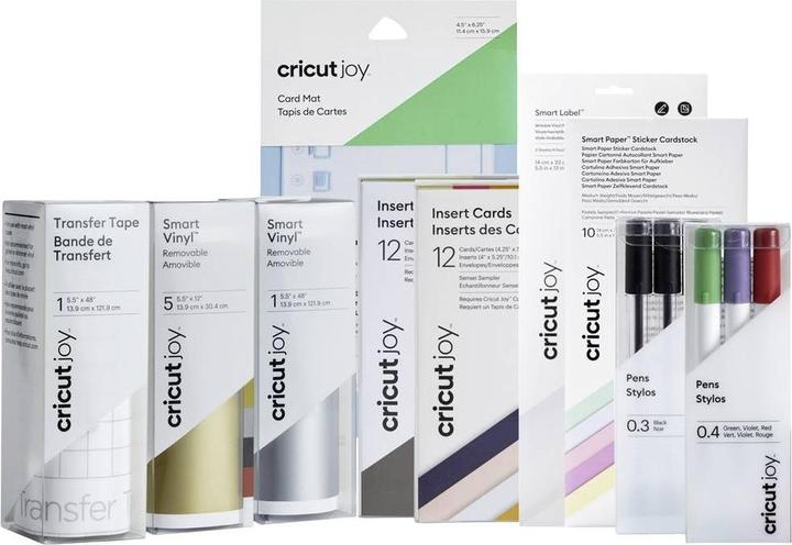 Image du produit Cricut Joy Materials Starter Bundel Kit d'accessoires pour traceurs de découpe