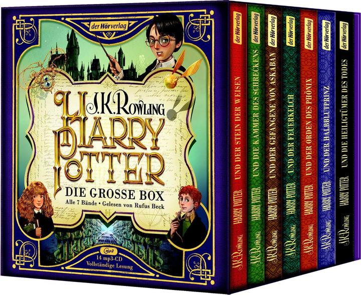 Harry Potter. Die grosse Box zum Jubiläum. Alle 7 Bände (J.K. Rowling, Tedesco)