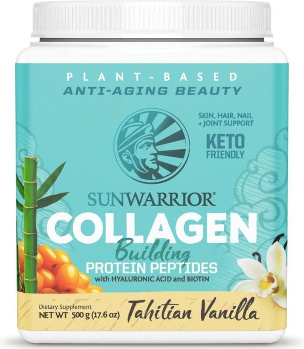 Sunwarrior Collagen Building Protein Peptides Tahitian Vanilla (1 Stück, Pulver, 500 g)