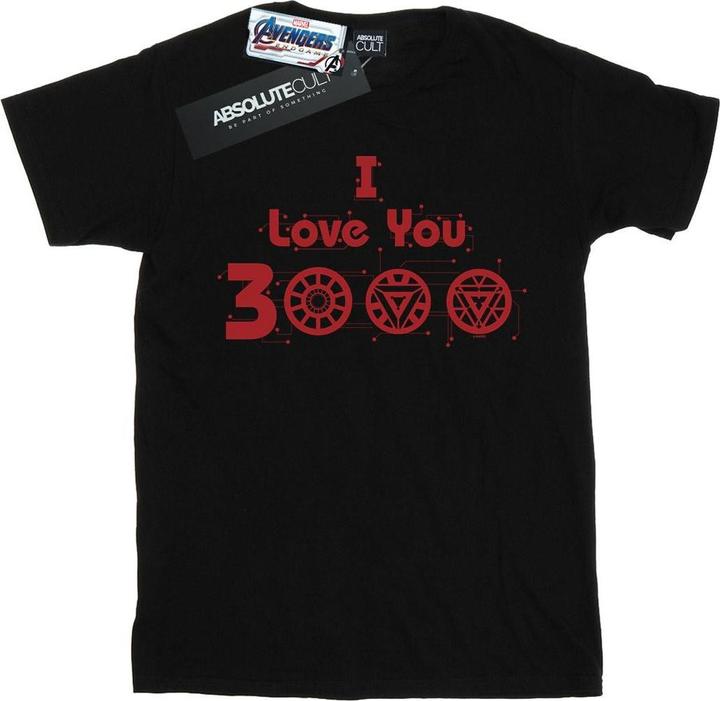 Avengers Endgame I Love You 3000 Circuits TShirt (XL)