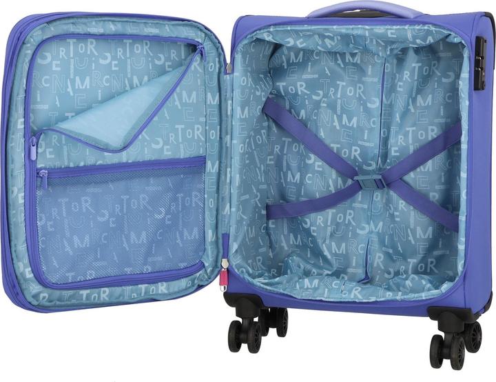 Actual product image American Crew Pulsonic 4-wheel cabin trolley 55 cm with stretch fold (35 l, Hand luggage (up to 50 litres))