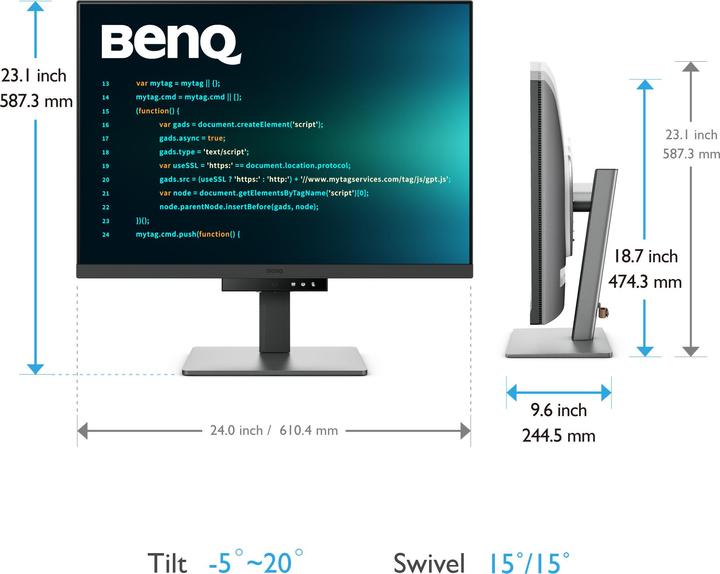 Actual product image BenQ RD280U (3840 x 2560 pixels, 28.20")
