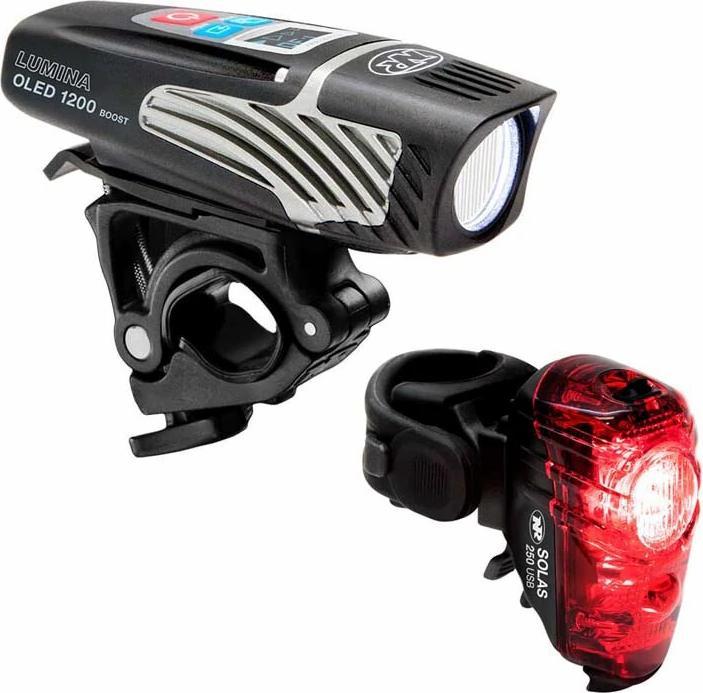 Actual product image Niterider Front/rear lighting pack lumina oled Nite Rider Boost & Solas