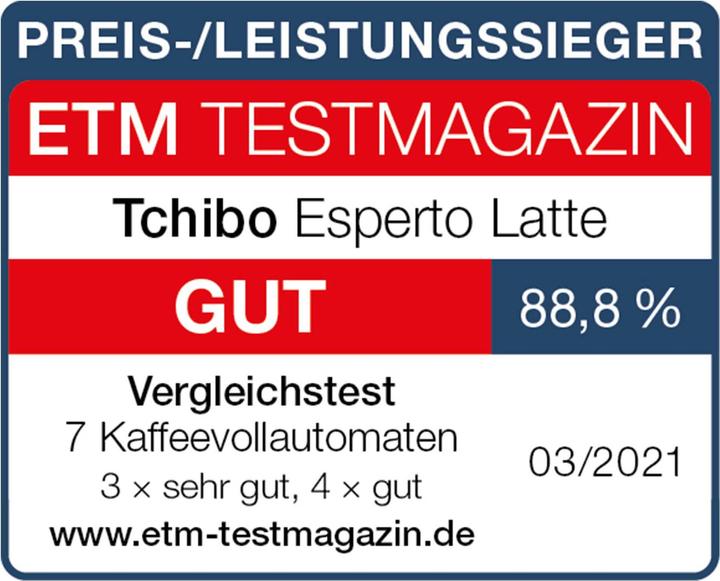 Productafbeelding Tchibo Esperto Latte volautomatische koffiemachine