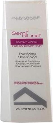 Actual product image Alfaparf Semi Di Lino Chalk Care for Dandruff Hair Purifying Shampoo 250ml (250 ml, Liquid shampoo)