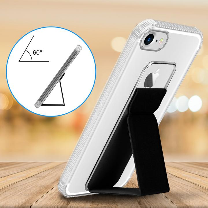 Actual product image Cadorabo Case for Apple iPhone 7 / 7S / 8 / SE 2020 in TPU with holder LM167 Style (Apple iPhone 7, Apple iPhone SE (2nd Gen))