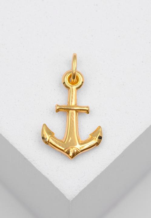 Image du produit Muau Pendant anchor yellow gold 750, 21x11mm (Or jaune 750/18K)