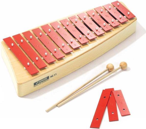 Produktbild Sonor NG-11 Glockenspiel mit Lehrbuch und Tasche