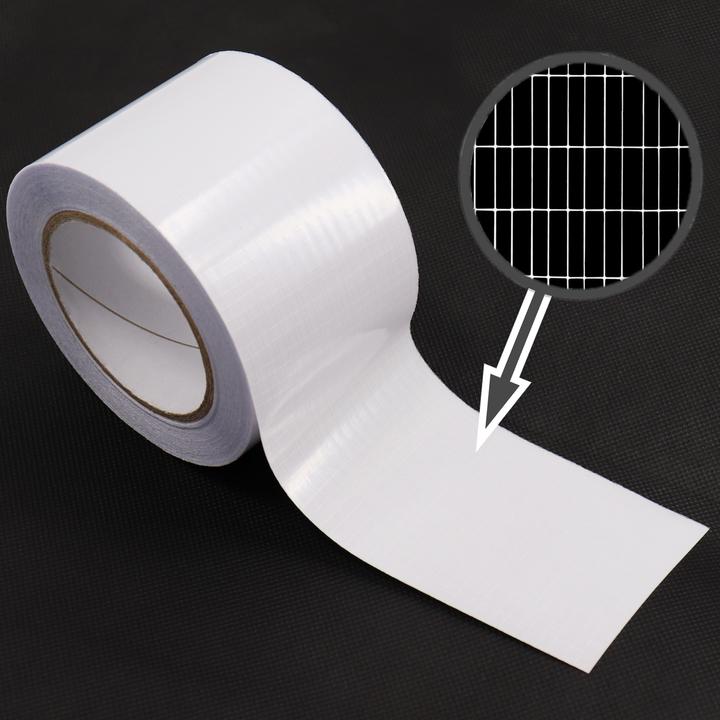 Actual product image Aquagart 6x Reparaturklebeband I Gewächshausfolie Gitterfolie UV beständig 8cm x 15m (80 mm)