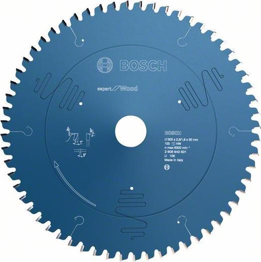 Produktbild Bosch Professional Zubehör Kreissägeblatt Expert for Wood, 190 x 30 x 2,0 mm, 48