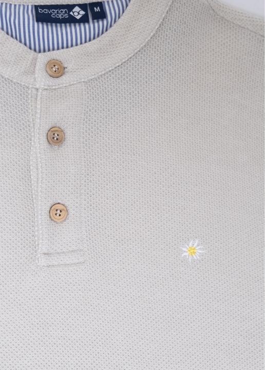 Immagine prodotto Bavarian Caps Polo in maglia fine Edelweiss (S)