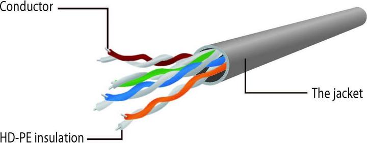 Actual product image Gembird Patch cable (UTP, CAT6, 0.25 m)