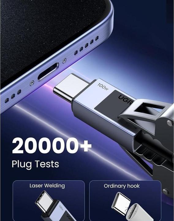 Immagine prodotto Ugreen USB C – USB C (3 m, USB 2.0, 100 W)