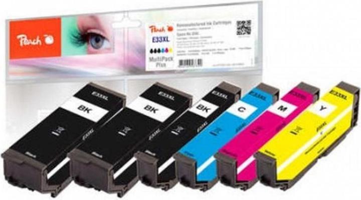 Image du produit Peach Encre Epson n° 33XL 3x BK, C, M, Y (M, Y, C, CF)