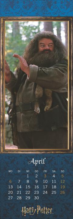 Produktbild Harry Potter Lesezeichen & Kalender 2026 (6 x 18 cm, Harter Einband, Deutsch)