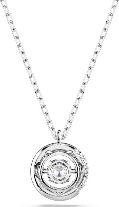 Produktbild Swarovski Dextera Halskette Rundschliff Weiss Rhodiniert