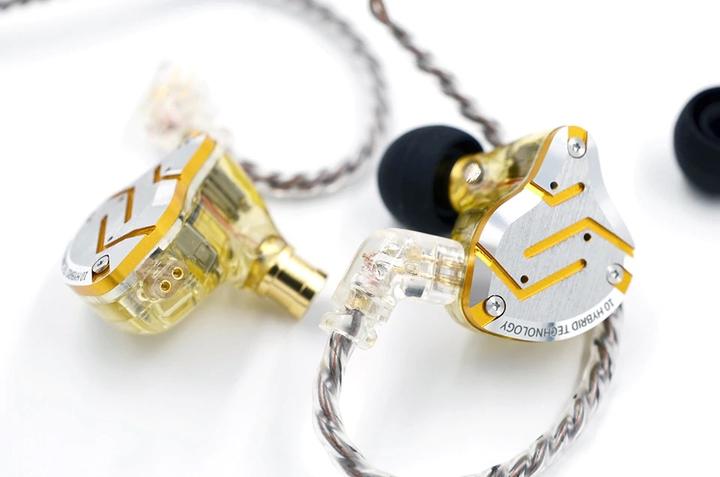KZ Acoustic ZS10 Pro. Gold 3 5 mm earphones (Cable)