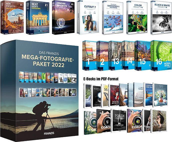 Produktbild Franzis Mega Fotografie Paket 2022 (1 User, unbegrenzt)