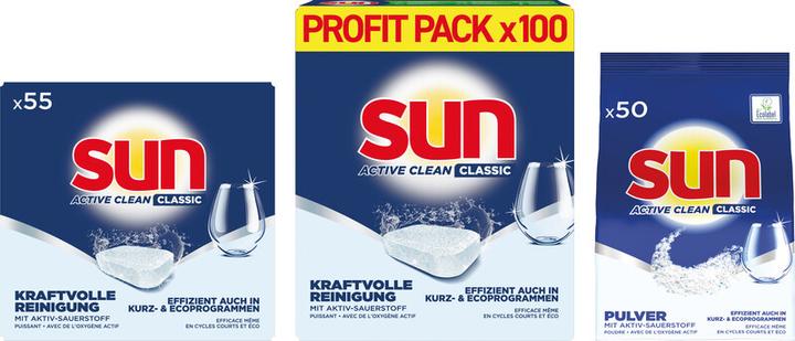 Actual product image Sun Classic (Powder, 50 Washing cycles)
