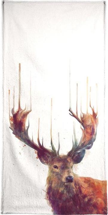 Immagine prodotto Juniqe Illustrazione del cervo rosso (70 x 140 cm)