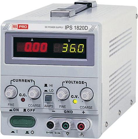 Rs Pro Switch mode power supply,0-18V 0-20A