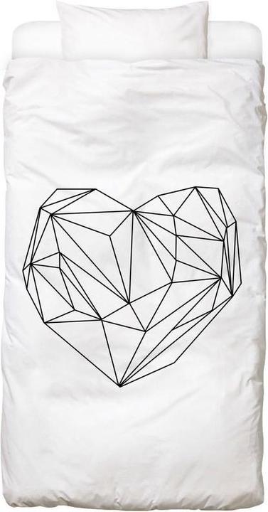 Immagine prodotto Juniqe Heart Graphic - Cuori (Set di biancheria da letto, 160 x 240 cm, 50 x 70 cm)