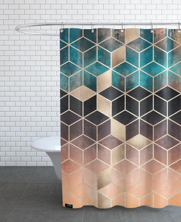 Juniqe Ombre Dream Cubes - Abstrakt & Geometrisch (150 x 200 cm)