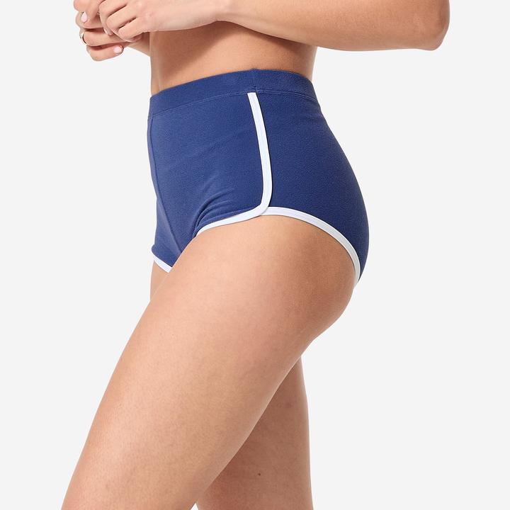 Image du produit Olaian Bas de maillot de bain surf shorty taille haute Femme - Caro Bleu (40, 42)